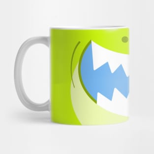 RadioActive Neon Green Shark Mask Mug